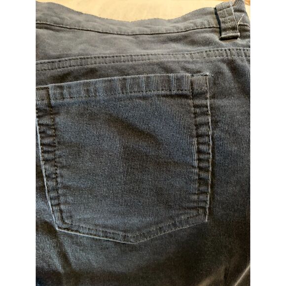 Fabulous Gloria Vanderbilt Gray Straight Leg Corduroy Pants 18, Rare Size - Picture 7 of 10
